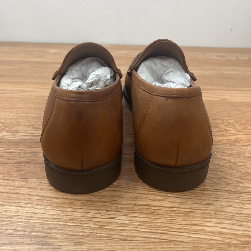 Peter Huber Austin Penny Loafers in Cognac Men's Size 9.5 NEW - Picture 8 of 11